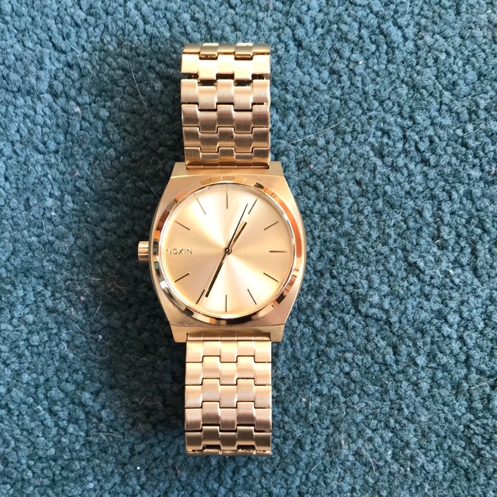 Gold Nixon Watch